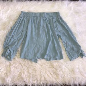 Off the shoulder shirt